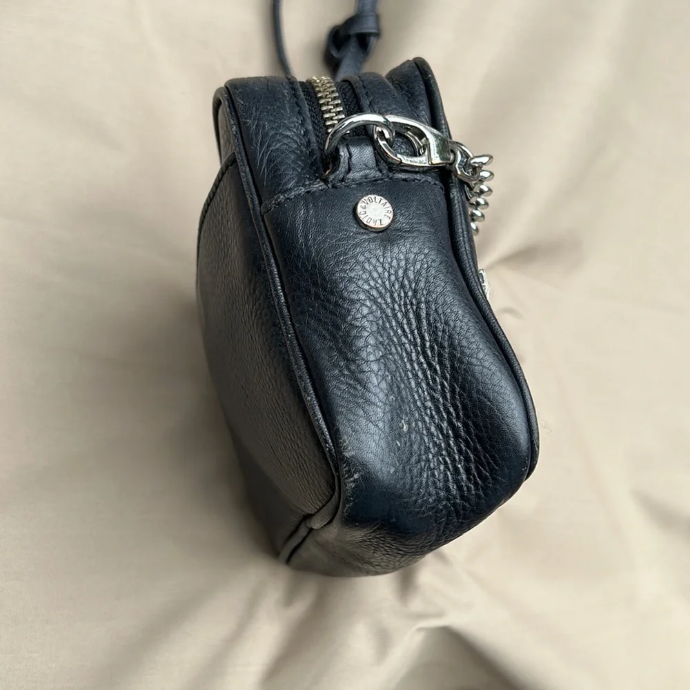 Zadig & Voltaire black & silver stars cross-body bag - Picture 6 of 9